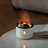 Çeşithane Volkan Efektli Aroma Difüzör LED Işıklı Ultrasonik Hava Nemlendirici 3D Buhar