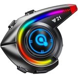 Çeşithane Y21 Motosiklet Kask Kulaklığı Bluetooth Kablosuz Kask İçi Kulaklık HD Hoparlörlü Mikrofonlu Sürüş Kulaklığı Bisiklet Uyumlu Intercom