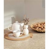 Cesta Amerikan Servis El Yapımı Pamuklu Natural Gri Jüt Örme Dekoratif Supla 37x37cm 9026 37 x 37 Natural Gri