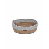 Cesta El Yapımı Pamuklu Natural Gri Hasır Dekoratif Sepet 25cmx45cm 9019 25 x 45 Natural Gri