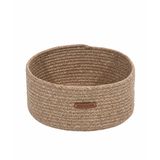 Cesta El Yapımı Pamuklu Natural Hasır Dekoratif Sepet 30cm 9050 30 cm Natural