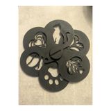 CESTOPİENO 5'li Kahve Şablonu 9x12 cm Biyoplastik Kedi, Kalp, Pati, Kahve Çekirdeği