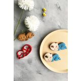 CESTOPİENO Bebek Kurabiye Kalıbı 5x8 Cm / Seramik, Polimer Kil