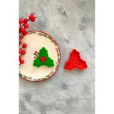 CESTOPİENO Kırmızı Kokina Çiçeği Hamur Şekillendirici, Seramik, Şeker Hamuru, Oyun, Polimer Kil, 7x7 cm