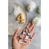 CESTOPİENO Vintage 4 Sayı Hamur Şekillendirici, Beyaz, 6x8 cm, Kurabiye/Seramik/Oyun Hamuru