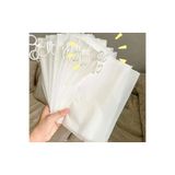 Çet Pack 5 Adet Fermuarlı Buzlu Kozmetik Ambalajı Tekstil Poşeti Kalemlik 23X14