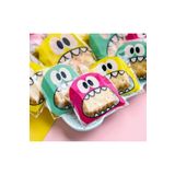 ÇET PACK 50 ADET SARI YEŞİL PEMBE CANAVARLI DOĞUM GÜNÜ ŞEKER POŞETİ HEDİYE PAKETİ BANTLI JELATİN