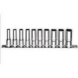Ceta 10 Parça 3/8” 12 Köşe (Yıldız) Derin Lokma Anahtar Takımı - C14-RB10