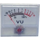 Ceta Analog Ibreli Vu Metre Yüksek Hassasiyetli Vumetre 55X47 - Beyaz