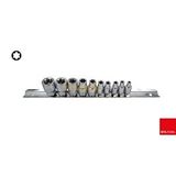 Ceta Form 10 Parça 1/4-3/8 Inç Dış Torx Lokma Takımı C16-r10 Renksiz