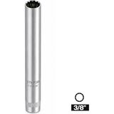 CETA FORM 3/8 On İki Köşe Buji Lokması 14 mm Uzun 25 Cm