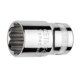 Ceta Form C22-B15 1-2 inç 12 Köşe Yıldız 15 mm Lokma Anahtar