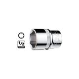 Ceta Form C22-H18 1-2 inç 6 Köşe 18 mm Lokma Anahtar
