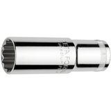 Ceta Form C24-B18 1-2 inç 12 Köşe Yıldız Derin 18 mm Lokma Anahtar