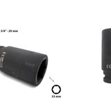 Ceta Form C74-H33 3-4 inç 6 Köşe Derin Havalı 33 mm Lokma Anahtar