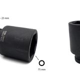 Ceta Form C84-H75 1 inç 6 Köşe Derin Havalı 75 mm Lokma Anahtar