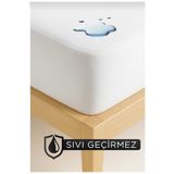 CETEKS KUMAŞ Sıvı Geçirmez Fitted Alez 100x200 Tek Kişilik Lastikli Yatak Koruyucu Su Geçirmez Alez