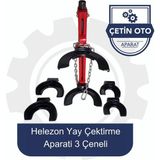 Çetin Oto Aparat Çetin Oto Helezon Yay Çektirme Aparatı Üç Ceneli Dayanıklı Yapı İle Çok Amaçlı Kullanım