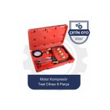 ÇETİNBANKO Benzinli Motor Kompresör Test Cihazi 8 Parca