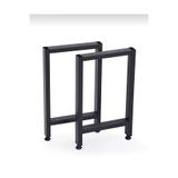 ÇETİNEL METAL Sehpa Ayağı Yükseklik 42 Cm Genişlik 27 Cm 2 Adet Siyah