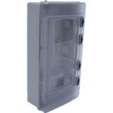Çetinkaya 24X46X13,2 (1 Trifaze Sayaç-9 Sigortalı) Şeffaf Kapaklı Pano Çp 5310 - 24 x 46 x 13,2 cm