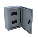 Çetinkaya 30x40x16,5 Abs Pano 2×12 Opak Kapaklı Çp 5103 Antrasit