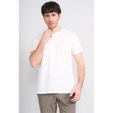 Çetinkaya Mentality 2772 Bisiklet Yaka Slimfit Basic T-Shirt Krem - XS