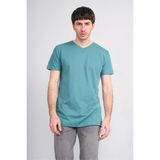 Çetinkaya Mentality 2772 V Yaka Slimfit Basic T-Shirt Petrol - 2XL
