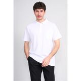 Çetinkaya Mentality 3140 Polo Yaka Regular Cepli Pike T-Shirt Beyaz - 3XL