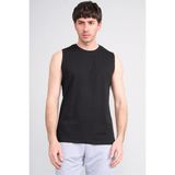 Çetinkaya Mentality 3707 Bisiklet Yaka 30/1 Penye Regular Atlet Siyah - 2XL