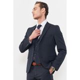 Çetinkaya Mentality 38 Yunter Loco Slim Fit Yelek Takım Elbise Lacivert - 48