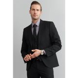 Çetinkaya Mentality 38 Yunter Loco Slim Fit Yelek Takım Elbise Siyah