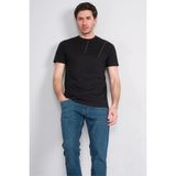 Çetinkaya Mentality 4507 Bisiklet Yaka Regular Modelli T-Shirt Siyah - XL