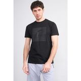 Çetinkaya Mentality 4512 Bisiklet Yaka Regular Modelli T-Shirt Siyah