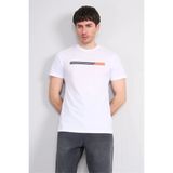 Çetinkaya Mentality 4518 Bisiklet Yaka Regular Modelli T-Shirt Beyaz