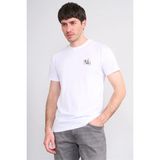 Çetinkaya Mentality 4520 Bisiklet Yaka Regular Modelli T-Shirt Beyaz