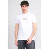 Çetinkaya Mentality 4521 Bisiklet Yaka Regular Modelli T-Shirt Beyaz - 2XL