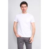 Çetinkaya Mentality 4533 Bisiklet Yaka Regular Modelli T-Shirt Beyaz