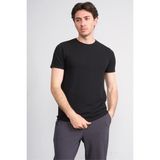 Çetinkaya Mentality 4544 Bisiklet Yaka Regular Modelli T-Shirt Siyah - 2XL