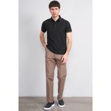 Çetinkaya Mentality 4559 Polo Yaka Regular Modelli T-Shirt Siyah