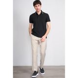 Çetinkaya Mentality 4562 Polo Yaka Regular Modelli T-Shirt Siyah