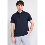 Çetinkaya Mentality 4565 Polo Yaka Regular Modelli T-Shirt Lacivert - XL