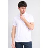 Çetinkaya Mentality 4567 Polo Yaka Regular Modelli T-Shirt Beyaz