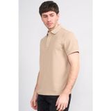 Çetinkaya Mentality 4600 Polo Yaka Regular Modelli T-Shirt Taş