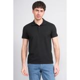 Çetinkaya Mentality 4607 Polo Yaka Regular Modelli T-Shirt Siyah
