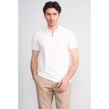 Çetinkaya Mentality 4613 Fermuarlı Polo Yaka Regular Modelli T-Shirt Beyaz