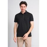 Çetinkaya Mentality 4622 Polo Yaka Regular Modelli T-Shirt Siyah