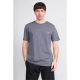 Çetinkaya Mentality 4751 Bisiklet Yaka Regular Nakışlı T-Shirt Koyu Gri - XL