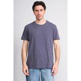 Çetinkaya Mentality 4831 Bisiklet Yaka Regular Baskılı T-Shirt Füme - XL