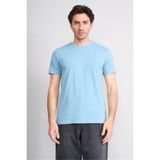 Çetinkaya Mentality 4831 Bisiklet Yaka Regular Baskılı T-Shirt Mavi
